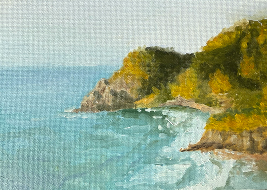 "August" - Original Oil on Canvas Panel
